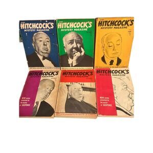 Alfred Hitchcock Mystery Magazine Lot 1973, Vintage, Thriller, Horror, VTG, 70s